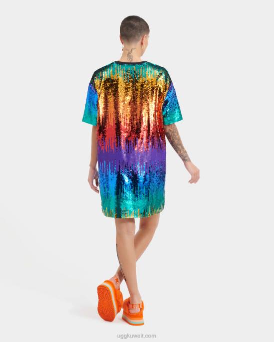 زوي الترتر تي شيرت الفخر قوس المطر كل الجنس UGG 08HB123