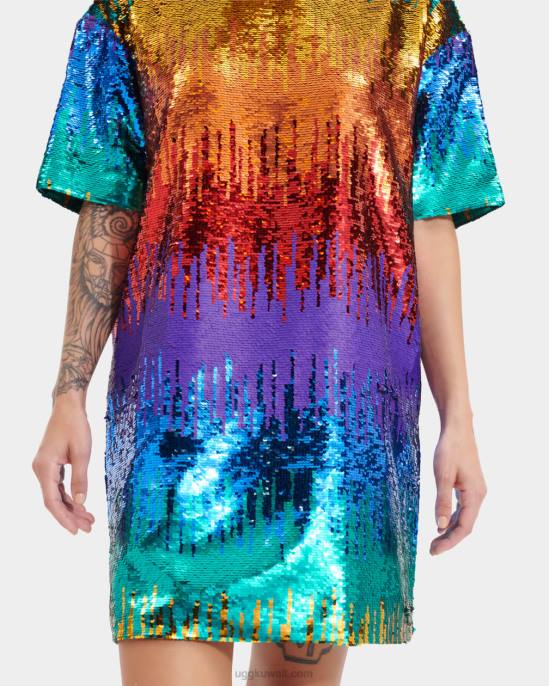 زوي الترتر تي شيرت الفخر قوس المطر كل الجنس UGG 08HB123