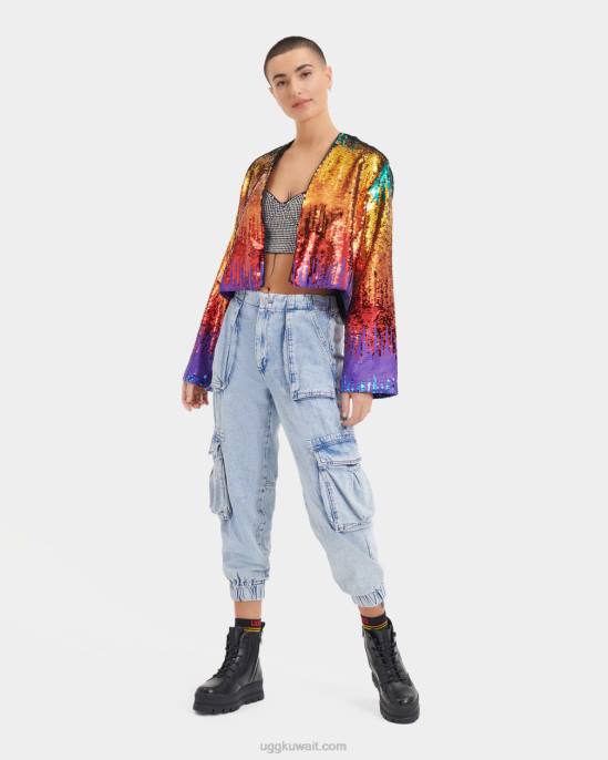 سترة تشانلي الترتر فخر قوس المطر كل الجنس UGG 08HB124