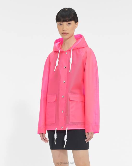 سترة المطر هوتون وردي لطيف نحيف UGG 08HB1261