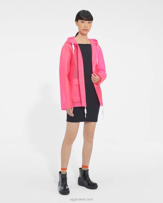 سترة المطر هوتون وردي لطيف نحيف UGG 08HB1261