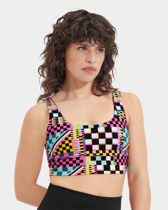 زايلي براليت شيكات متعددة سوداء نحيف UGG 08HB1264