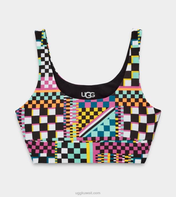 زايلي براليت شيكات متعددة سوداء نحيف UGG 08HB1264