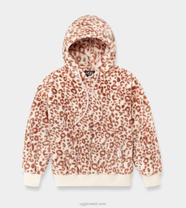 هوديي لويرا شيربا النمر الأبيض نحيف UGG 08HB1281