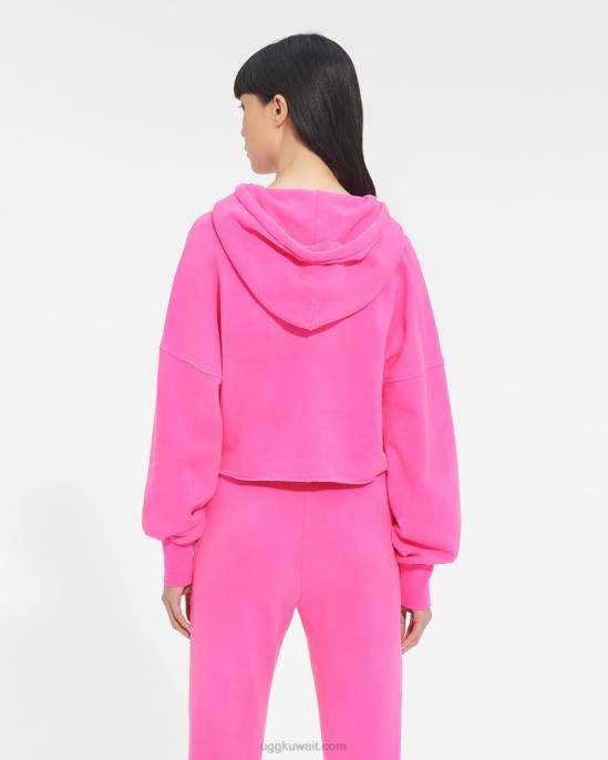 كيرا اقتصاص هوديي وردي لطيف نحيف UGG 08HB1292