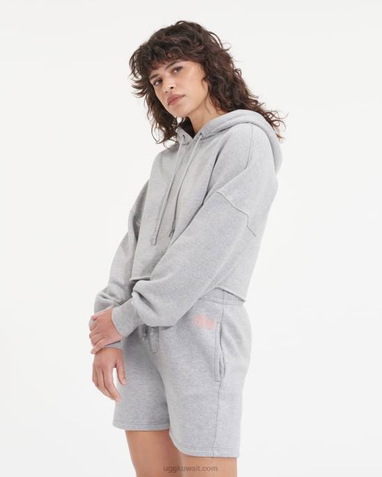 كيرا اقتصاص هوديي هيذر رمادي نحيف UGG 08HB1295
