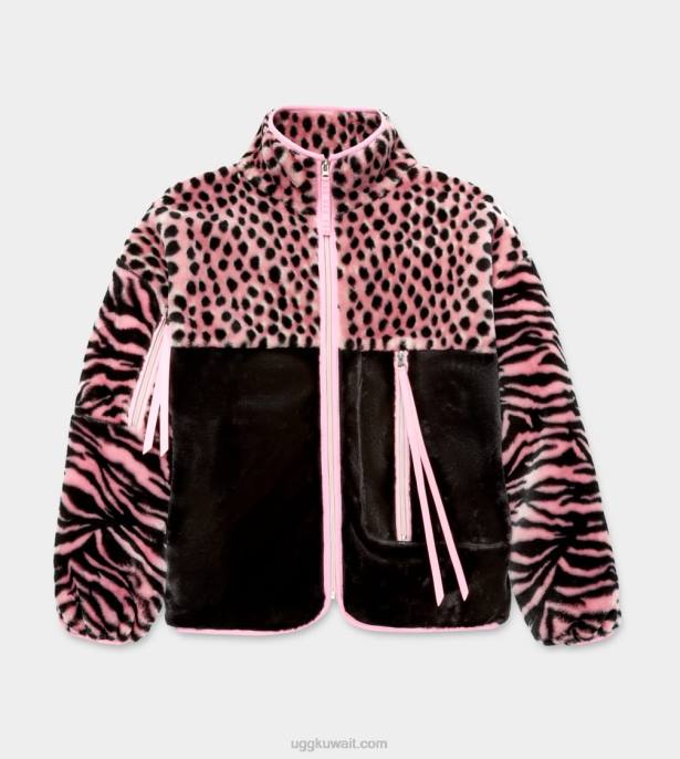 سترة مارلين شيربا أنيماليا التقوقع الوردي نحيف UGG 08HB1297