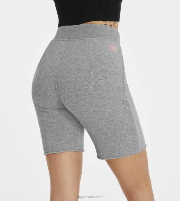 زهارة راكب الدراجة النارية شورت هيذر رمادي نحيف UGG 08HB1298