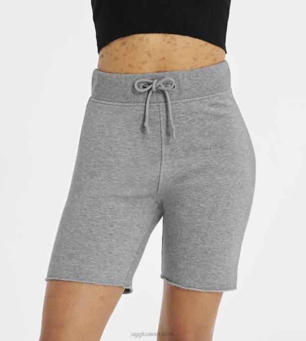 زهارة راكب الدراجة النارية شورت هيذر رمادي نحيف UGG 08HB1298
