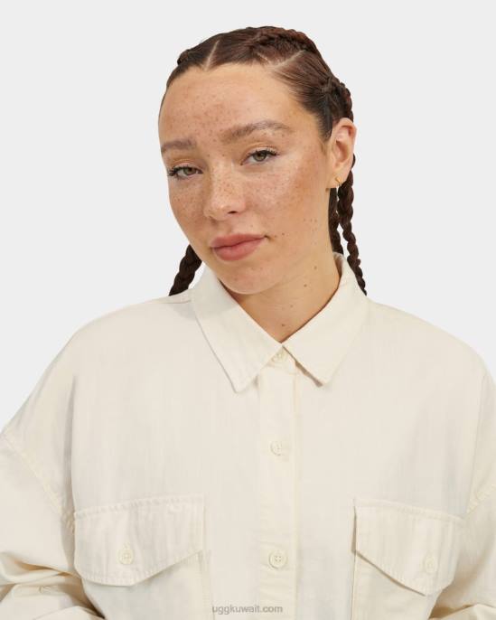 قميص كيميا بأكمام طويلة جص نحيف UGG 08HB1304