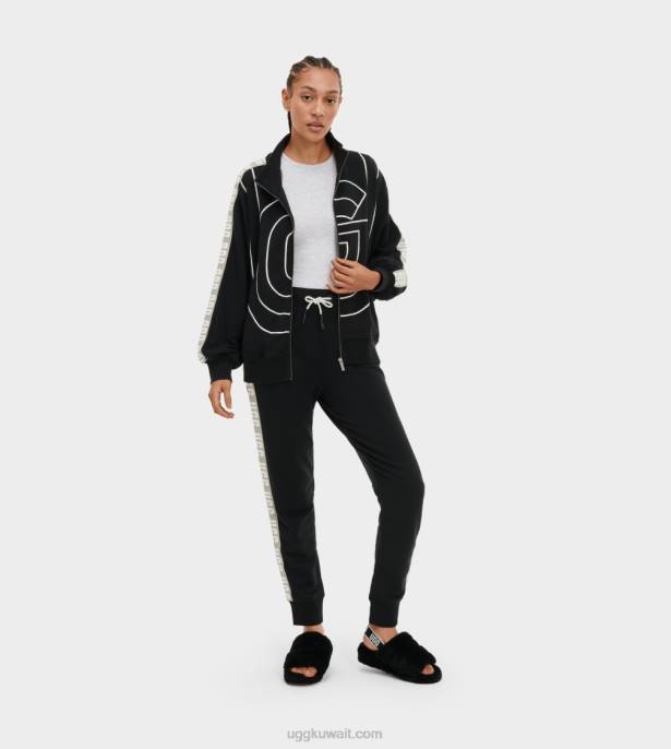 سترة المسار خيالية أسود نحيف UGG 08HB1314
