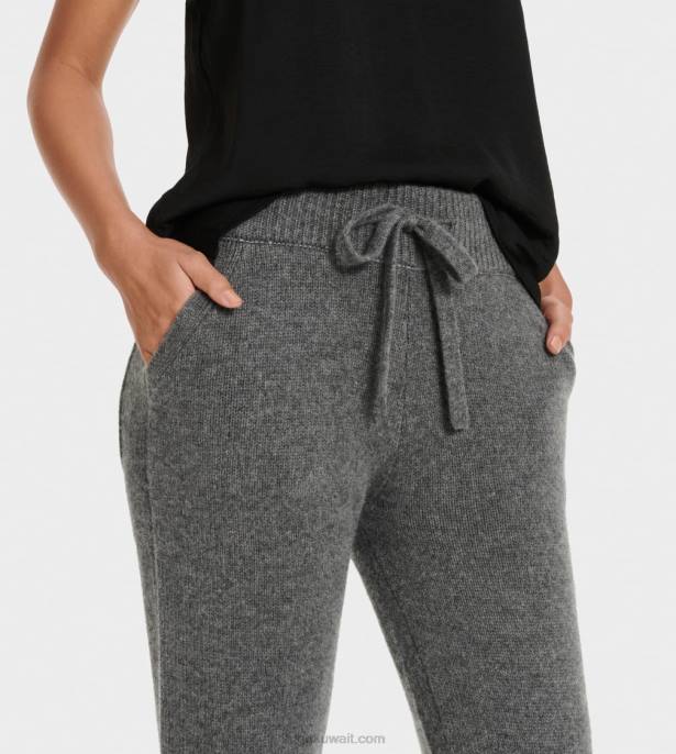 بنطلون عايدة من الكشمير فحم نحيف UGG 08HB1328