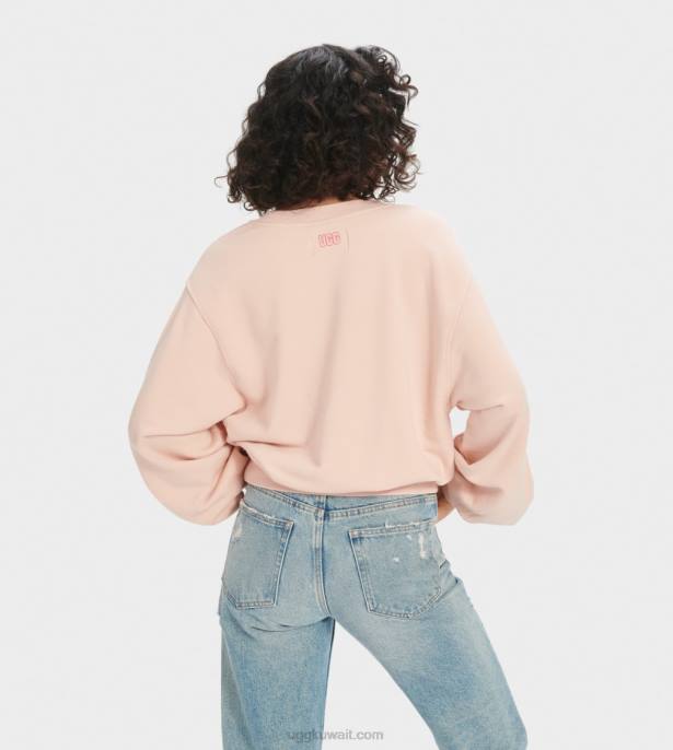 جدول بالون الأكمام طاقم الرقبة ماء الورد نحيف UGG 08HB1360