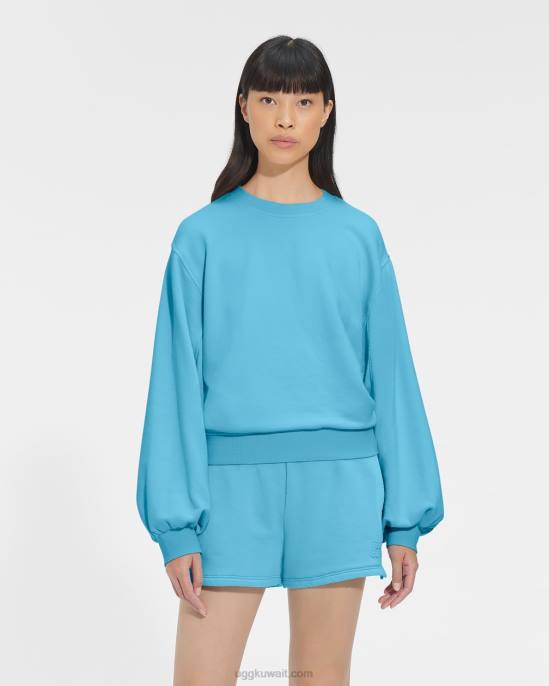 جدول بالون الأكمام طاقم الرقبة الباهاما الأزرق نحيف UGG 08HB1363