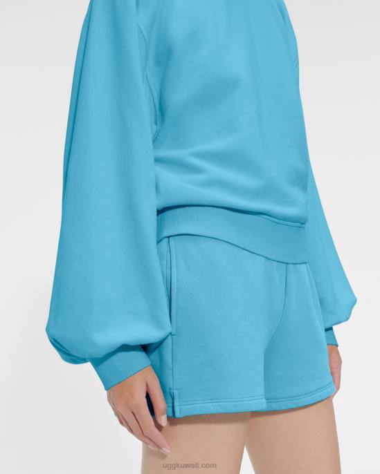 جدول بالون الأكمام طاقم الرقبة الباهاما الأزرق نحيف UGG 08HB1363