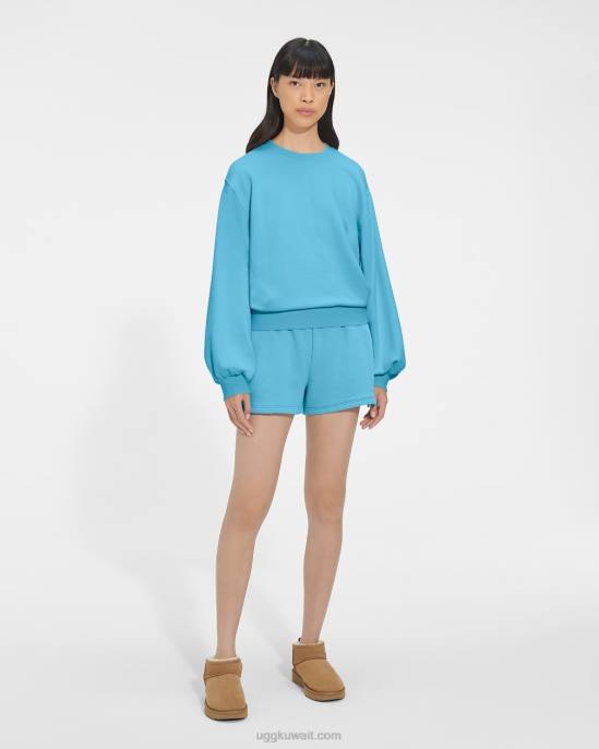 جدول بالون الأكمام طاقم الرقبة الباهاما الأزرق نحيف UGG 08HB1363