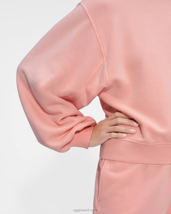 جدول بالون الأكمام طاقم الرقبة العقيق الوردي نحيف UGG 08HB1365