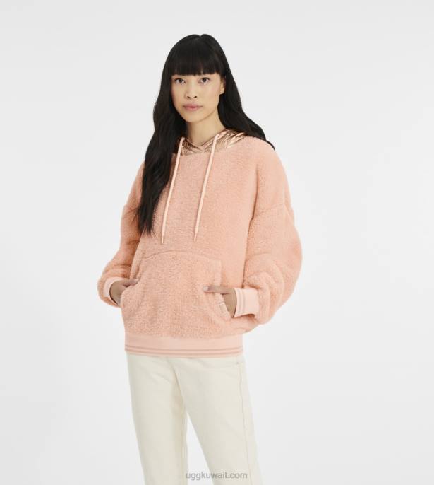 هودي لويرا شيربا ميتاليك الغسق الوردي / الذهب الوردي نحيف UGG 08HB1375