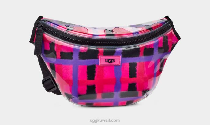 حقيبة حزام ناشا شفافة ارتفع الصخور منقوشة فاسق نحيف UGG 08HB1397