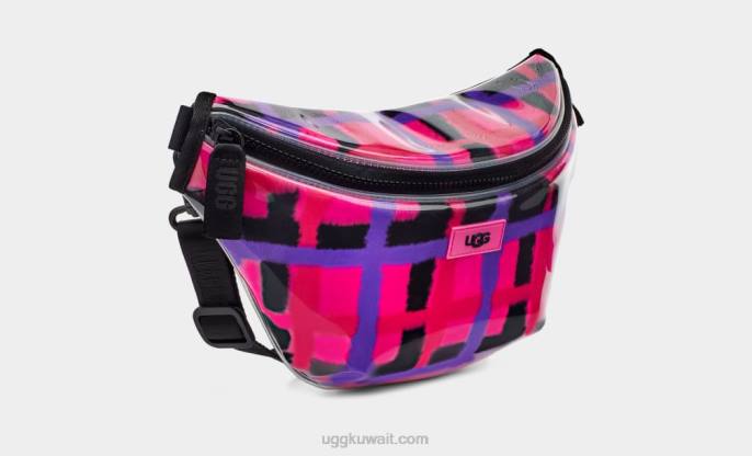 حقيبة حزام ناشا شفافة ارتفع الصخور منقوشة فاسق نحيف UGG 08HB1397