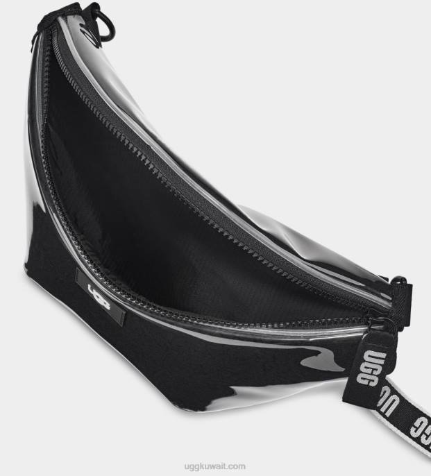 حقيبة حزام ناشا شفافة أسود نحيف UGG 08HB1398