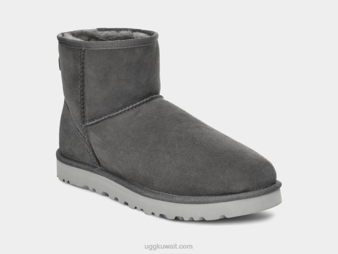 حذاء صغير كلاسيكي الرمادي الداكن رجال UGG 08HB1407