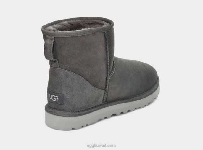 حذاء صغير كلاسيكي الرمادي الداكن رجال UGG 08HB1407