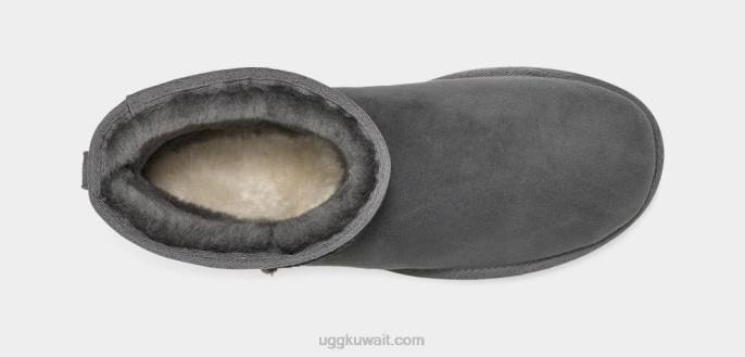 حذاء صغير كلاسيكي الرمادي الداكن رجال UGG 08HB1407