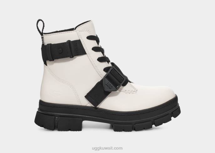 ربط الحذاء أشتون أبيض نحيف UGG 08HB15