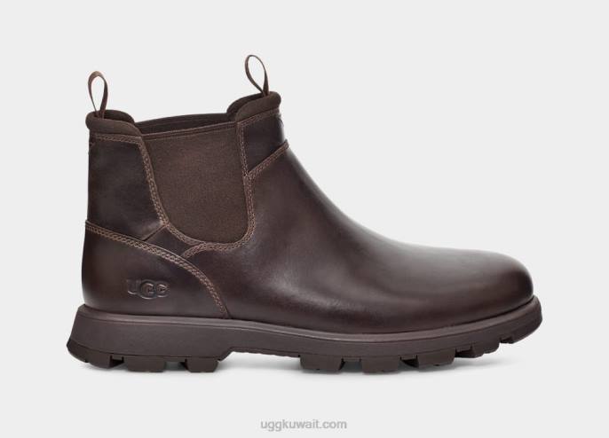 هيلمونت تشيلسي جلد أشيب رجال UGG 08HB1507