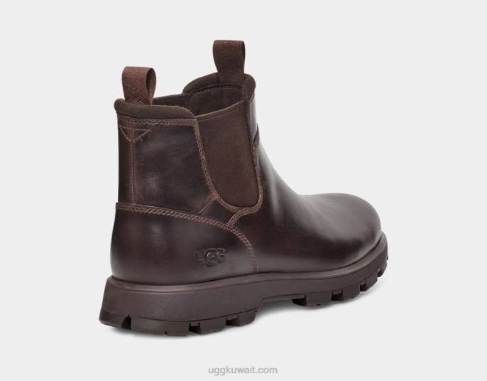 هيلمونت تشيلسي جلد أشيب رجال UGG 08HB1507
