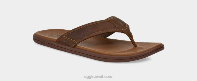 شبشب من الجلد على شاطئ البحر أمتعة السفر رجال UGG 08HB1549
