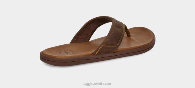 شبشب من الجلد على شاطئ البحر أمتعة السفر رجال UGG 08HB1549