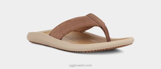 الوجه الثاني من جلد الغزال بروكسايد كستناء رجال UGG 08HB1568