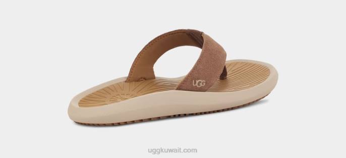 الوجه الثاني من جلد الغزال بروكسايد كستناء رجال UGG 08HB1568