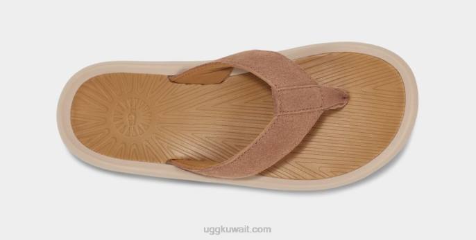 الوجه الثاني من جلد الغزال بروكسايد كستناء رجال UGG 08HB1568