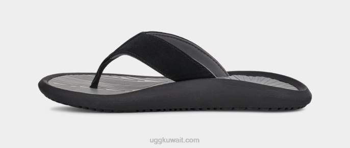 الوجه الثاني من جلد الغزال بروكسايد أسود رجال UGG 08HB1569