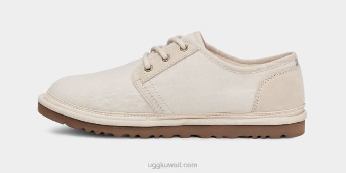 قماش نيوميل منخفض قبعة بيضاء رجال UGG 08HB1575