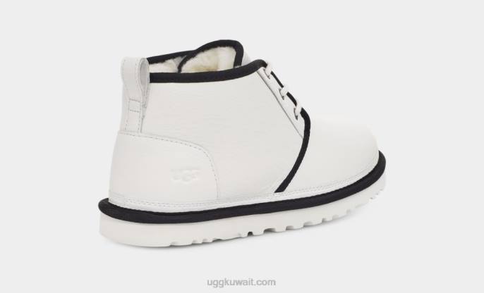 جلد نيوميل جلد أبيض / أسود رجال UGG 08HB1577