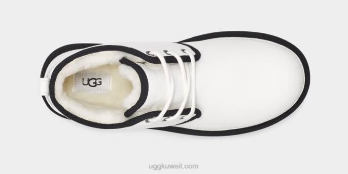 جلد نيوميل جلد أبيض / أسود رجال UGG 08HB1577