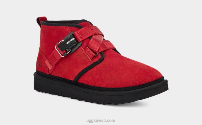 نيوميل كويك كليك سامبا أحمر / أسود رجال UGG 08HB1583