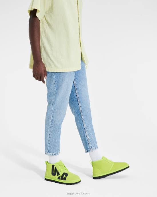 نيوميل تشوب مفتاح الجير / أسود رجال UGG 08HB1599