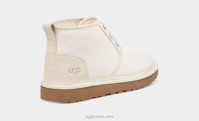 قماش نيوميل الثاني قبعة بيضاء رجال UGG 08HB1660