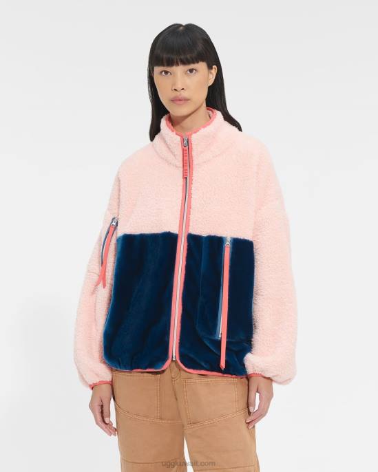 سترة مارلين شيربا العقيق الوردي / الشرف الأزرق نحيف UGG 08HB172