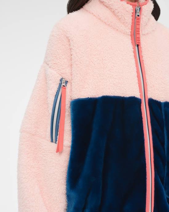 سترة مارلين شيربا العقيق الوردي / الشرف الأزرق نحيف UGG 08HB172