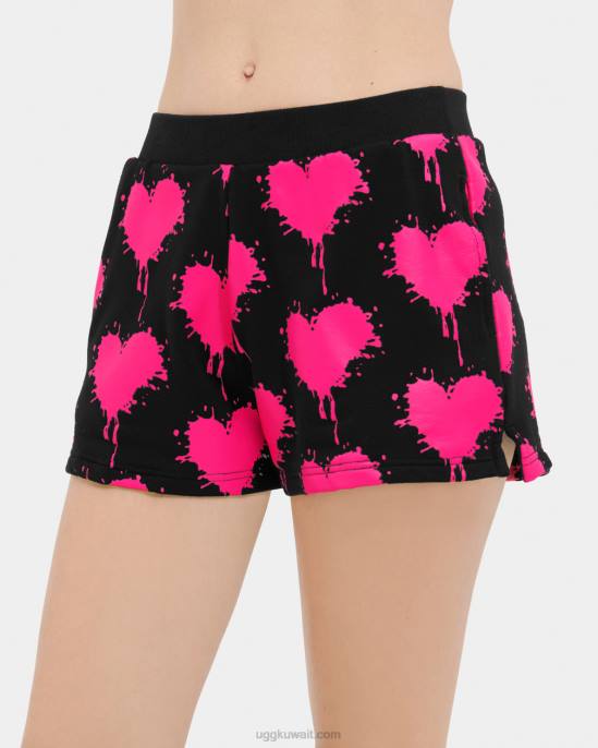 نوني قصير أسود / وردي حلوى نحيف UGG 08HB180