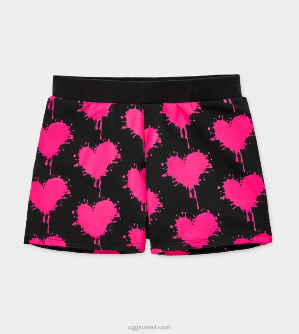 نوني قصير أسود / وردي حلوى نحيف UGG 08HB180