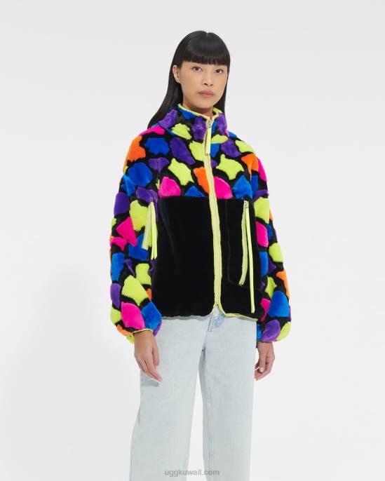 سترة مارلين شيربا متعددة مواقع الحفلات السوداء نحيف UGG 08HB181