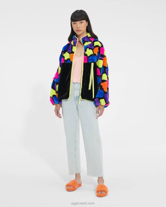 سترة مارلين شيربا متعددة مواقع الحفلات السوداء نحيف UGG 08HB181