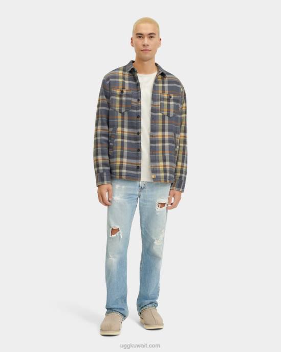 جاكيت قميص براكستون منقوش متعدد الأعاصير رجال UGG 08HB1876